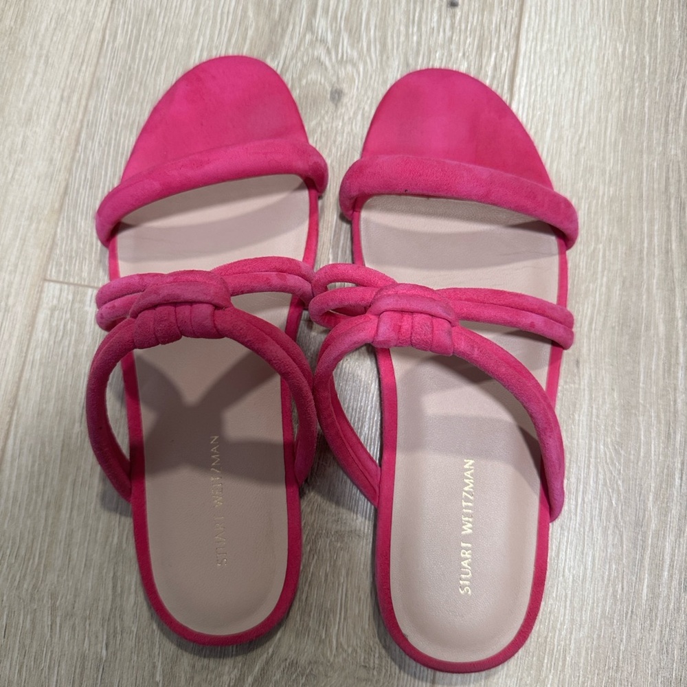 Stuart Weitzman Fuchsia Sandals